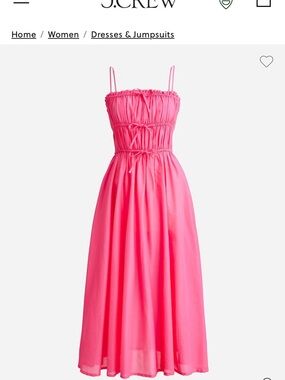 Swimsuit Cover up from J Crew Begonia Pink Size XXL NWT